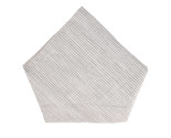 ARMANI COLLEZIONI Mens Pocket Square Striped Grey Size 13&quot; X 13&quot; 00040  - £23.00 GBP