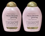 OGX Cherry Blossom Ginseng Shampoo Rejuvenating 13 fl oz New Lot Of 2 - £57.95 GBP