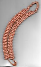 Orange/White Basic Military Or Marching Band Uniform Shoulder Cord - $3.00