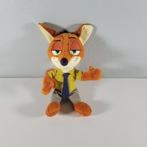 Zootopia Plush Nick Wilde Stuffed Animal 7 in Tall Disney Tomy - $10.99