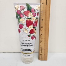 NEW! BATH &amp; BODY WORKS BUTTERCUPS &amp; BERRY BELLINI BODY CREAM 8 OZ - $24.18