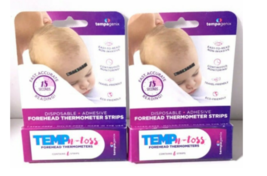 Temp-N-Toss Forehead Thermometer Strips Disposable 6 strips per pack, Lo... - £6.89 GBP