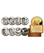 YANKEES LEGENDS 24K Gold Plated NY State Quarters US 7-Coin Set +Bonus B... - £14.67 GBP