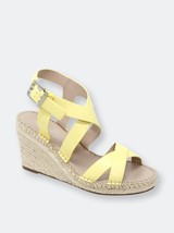 New Charles David Yellow Wedge Sandals Size 8.5 M - £27.96 GBP