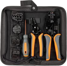 iCrimp Ratchet Wire Crimping Tool Set w/ 5 Interchangeable Jaws for Insulated - £22.66 GBP