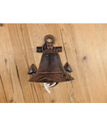Nautical Bell Ship Cast Iron Anchor Ringing Wall or Post Mounted Seaman ... - $32.38 CAD