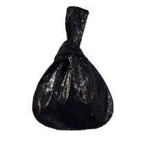 2023 Fashion Girls Reversible Sequin Knot Bag Wrist Women Small Handbag Ladies P - £122.31 GBP