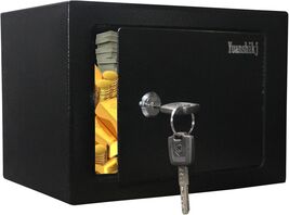 Versatile Wall Mount Safe Box with Key Lock - Ideal for Cash &amp; Jewelry S... - $47.47