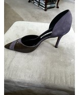 Manolo Blahnik Purple D’Orsay Suede Shoes 40 - $98.01