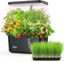 iDOO Hydroponics Growing System, 5-Pod Mini Indoor Herb Garden with Spro... - £81.30 GBP