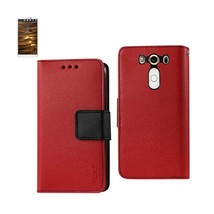 Reiko Lg V10 3-in-1 Wallet Case In Red - $9.95