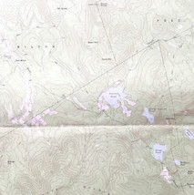 Map Mount Zircon Maine 1967 Topographic Geo Survey 1:24000 27 x 22&quot; TOPO6 - £41.27 GBP