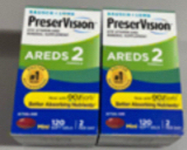 Areds PreserVision 2 120 mini soft gels, 2 Pack, Exp 2024  - $39.95