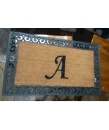Calloway Mills 180041925O Monogram Insert Doormat 19&quot; x 25&quot; Letter A - $205.50 MXN