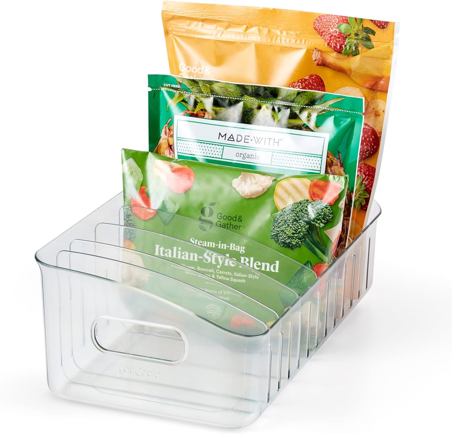 Youcopia Freezeup Freezer Bin 15&quot;, Bpa-Free Clear Fridge Organizer With - $36.99