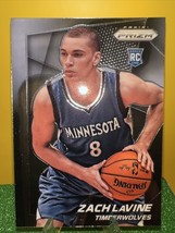 2014-15 Prizm Zach LaVine Base Rookie RC Timberwolves #262  - £14.80 GBP