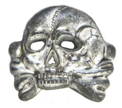 WW1 German Leib Husaren Regiment Cap Skull Traditions Badge Totenkopf Ha... - $21.99