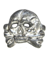 WW1 German Leib Husaren Regiment Cap Skull Traditions Badge Totenkopf Hat Badge  - $21.99