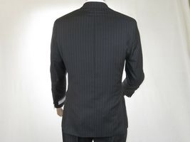 Men RALPH LAUREN Suit Wool Blend Two Button Classic Pinstripe Formal 0151 Gray image 7