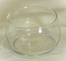 Clear Glass Sauce Dip Bowl Unknown Maker - £7.75 GBP