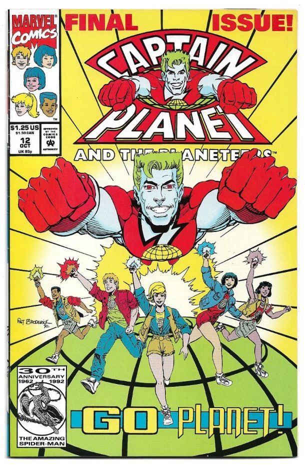 Captain Planet And The Planeteers #12 (1992) *Marvel / Cover By Pat Brod... - $15.00