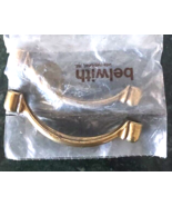 Lot 2 Vintage Brass (Gold) 3&quot; Arch Cabinet Handle Pulls Belwith&#39;s Conque... - €4,31 EUR
