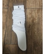 2 White Leg Warmers, One Size - $7.85