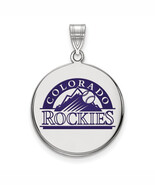 SS MLB  Colorado Rockies Large Enamel Disc Pendant - $81.81