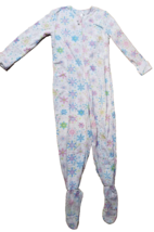 Women&#39;s Winter Snow FLEECE Footed Pajamas PJ Christmas Holiday Zip Small... - $34.05