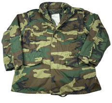 Rothco Reg Camo Ultra Force Field Jacket with Removeable Liner Zip Up Hood Large - £32.70 GBP
