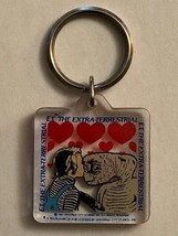 1982 Vintage ET Drew Barrymore Kissing Scene FOB Keychain Movie Promo - £7.42 GBP