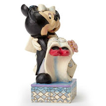 Disney Jim Shore Wedding Figurine Mickey Mouse and Minnie Mouse 6.62" High image 4