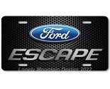 Ford Escape Inspired Art on Mesh FLAT Aluminum Novelty Auto License Tag ... - £14.60 GBP