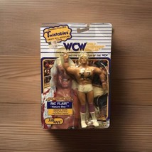 Ric Flair Nature Boy WCW Wrestling 1990 JusToys Twistables Bendable Signed Auto - £35.34 GBP