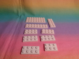 LEGO Lot 9 White Flats Parts Pieces - $1.92