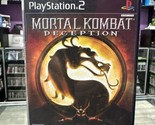 Mortal Kombat: Deception (Sony PlayStation 2, 2004) PS2 CIB Complete Tes... - $18.95