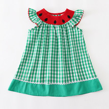 Boutique Watermelon Girls Embroidered Smocked Dress - £4.77 GBP+