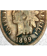 Indian Head Penny 1899, 1900, and 1901 AA20-CNP2135 Antique - $135.71 CAD