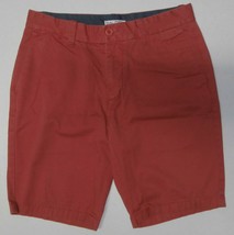 Nautica Mens Flat Front, Slim Fit Shorts | Sailor Red, Size 30W - £19.78 GBP
