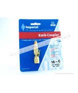 Quick connection straightway Imperial 16-C in 1/4&quot; x out 1/4&quot; SAE Couple... - $294.40