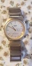 Sharp Watch 247193 Gold Tone Quartz Analog Men&#39;s - £7.76 GBP
