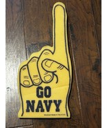 Vintage Football Go Navy Beat Army Foam Finger - $23.38