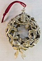 1993 &quot;Glowing Pewter Wreath&quot; Hallmark 20th Anniversary Edition Keepsake Ornament - £14.97 GBP