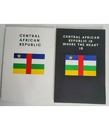 CENTRAL AFRICAN REPUBLIC Journal Notebooks Lot Lined Blank Pages (Set of 2) - £7.95 GBP
