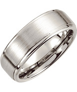 Men&#39;s Cobalt 8mm Satin Finish Wedding Band - €146,61 EUR