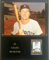 Al Kaline Pose Detroit Tigers 12x15 Black-Oak Player Plaque - £24.11 GBP