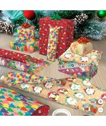 Kirkland Signature Gift Wrapping Paper Multicolor Bright Double Sided 6-... - $96.89 CAD