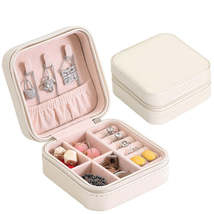 White Zip Square Jewelry Box - $18.99