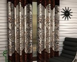Polyester Blend Long Door Curtains Grommets Decorative Window Curtain Se... - $29.74+
