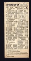 TRAIN 124 EASTBOUND California, Gr. Canyon, Chicago Daily Schedule Feb 1... - $9.85